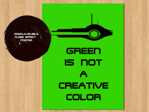Synthesis Quote Mass Effect Poster