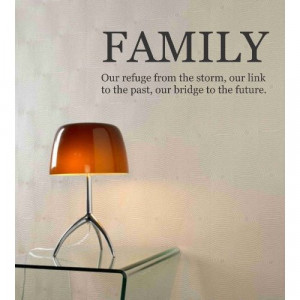 ... past, our bridge to the future. Vinyl wall art Inspirational quotes