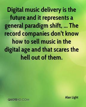 Digital music delivery is the future and it represents a general ...