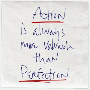 excellence+vs+perfection+quotes | Found on benstroup.com