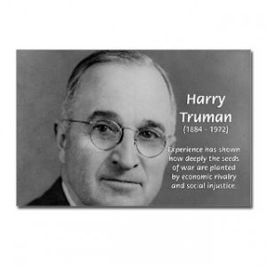 Cold War President Harry Truman on War, Injustice : Famous Art Science