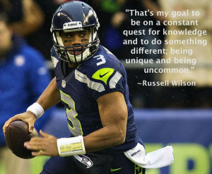 Russell Wilson, QB, Seattle Seahawks, 2014 Super Bowl XLVIII Champions