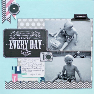 My Mind's Eye - Chalk Studio Collection - 12 x 12 Double Sided Paper ...