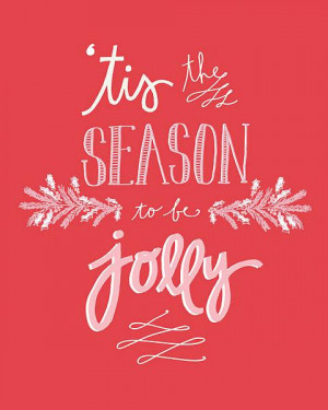 Tis the season to be jolly
