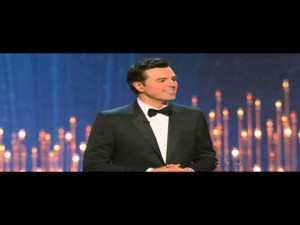 Seth Macfarlane - Chris Brown & Rihanna Joke Oscars 2013 Full Show HD ...