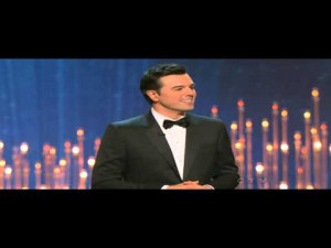 Seth Macfarlane - Chris Brown & Rihanna Joke Oscars 2013 Full Show HD ...