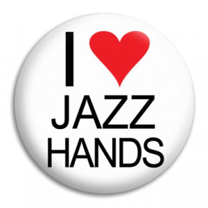 Home I Heart Jazz Hands Button Badge