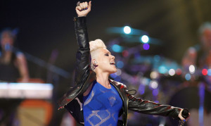 singer Pink performs during second day of the 2012 iHeartRadio ...