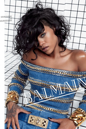 Rihanna Fronts Balmain Spring 2014 Campaign by Inez & Vinoodh