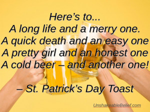 Inspirational-Quotes-funny - Toast - St-Patricks