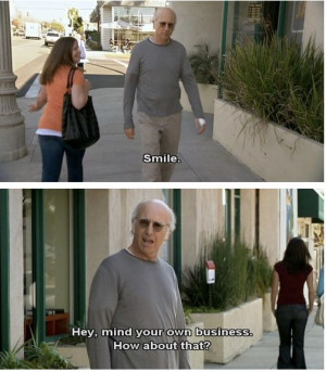 Curb Your Enthusiasm. Classic LD (Larry David)