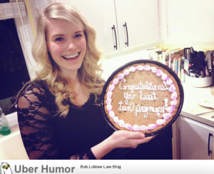 Her sister knows what's really important on her 20th birthday