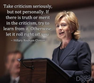 Hillary Clinton #advice #inspiration
