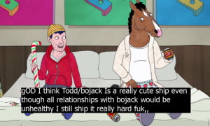 bojack Is a really cute ship even though all relationships with bojack ...