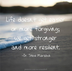 We get stronger... #quote Steve Maraboli