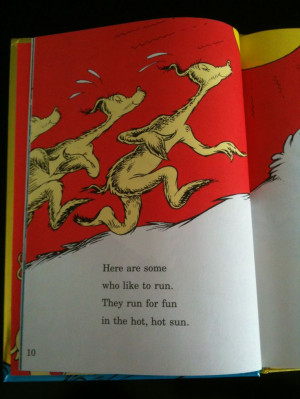 Dr .Seuss on running: 