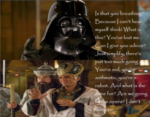 ... Vader and Kahmunrah - Night at the Museum: Battle of the Smithsonian