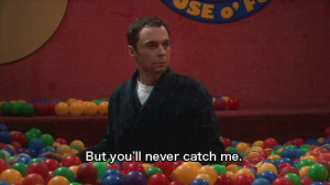 ... love funny gifs The Big Bang Theory in love Sheldon falling Catch Me