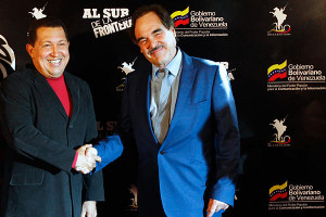 Oliver stone and chavez