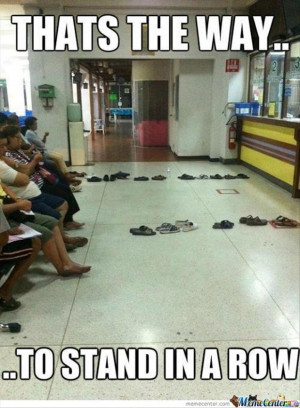 How to stand in line at the dmv.....
