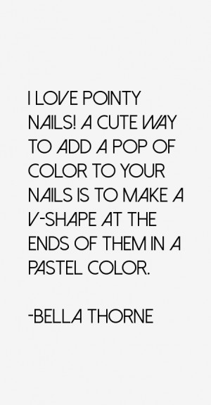 love pointy nails A cute way to add a pop of color to your nails is