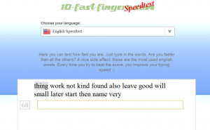 Test Your Typing Speed With...