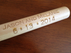 Engraved Wood Baseball Bat, Bar Mitzvah Favor, Groomsmen Gift, Best ...