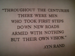 Ayn Rand quote @ American Adventure, Epcot Center, Walt Disney World ...