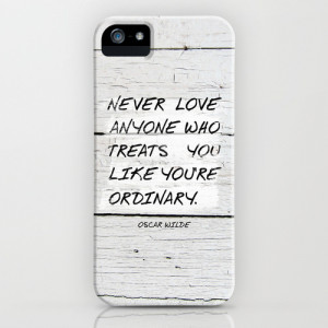 Quote Oscar Wilde iPhone amp iPod Case