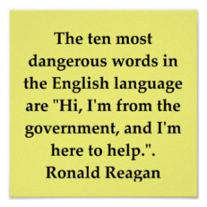 Ronald Reagan Quotes Posters & Prints