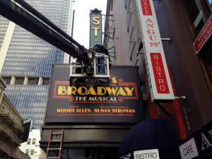 ... the Bullets Over Broadway website , with previews starting in March