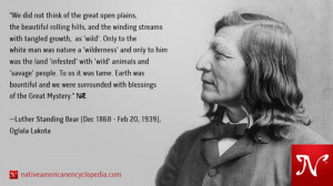 ... native quotes #native wisdom #luther standing bear #oglala lakota