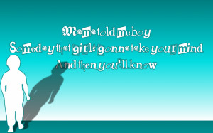 Famous Band Quote About Life: Song Lyric Quotes And Sayings With Blue ...