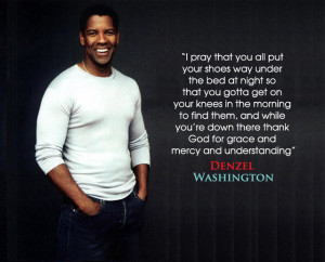 Denzel Washington Christian Quotes