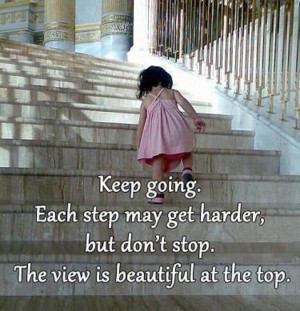 Keep Going Each Step May Get Harder-1