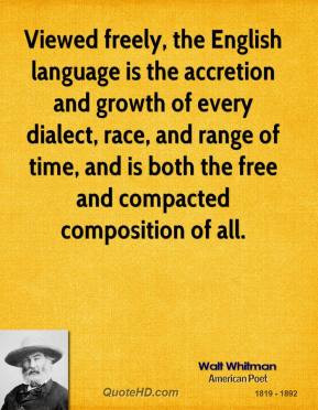 ... dialect, race, and range of time, and is both the free and compacted