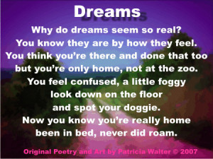 Poetry By Patricia Walter 2007