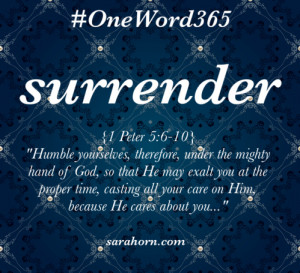 Surrender To God Bible Verse 