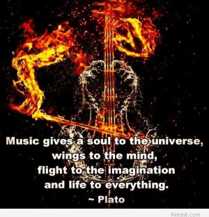 Plato quote about music
