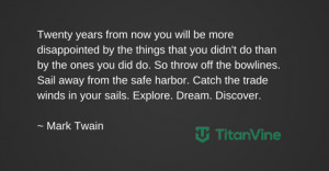 An Inspiring Quote from Mark Twain