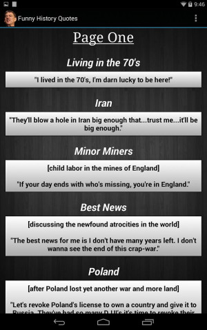 Funny History Quotes