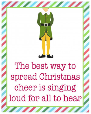 For more Buddy the Elf quotes and printables check out my Etsy shop ...