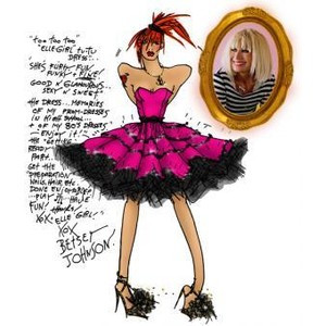 Betsey Johnson prom sketch dont use!!!!!toby