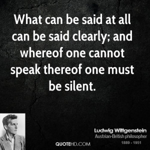 Ludwig Wittgenstein Quotes