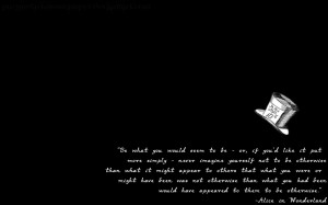 Alice In Wonderland Quotes Tumblr -alice quote background-