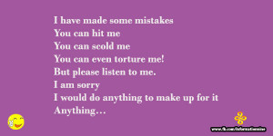 Sorry SMS – I’m Sorry Love Poems, SMS, Quotes, Pics and more