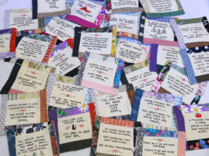 Sign Sayings Plaque Handpainted Fabric Quilt Wall Hanging Card ...