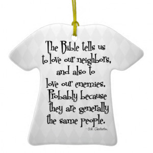 funny_christian_religious_quote_gk_chesterton_ornament ...