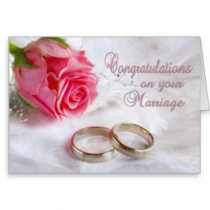 Congratulations Wedding Marriage Cards