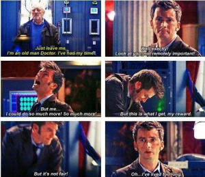 david tennant, doctor who, sad, oh my god it's so sad, the end of the ...
